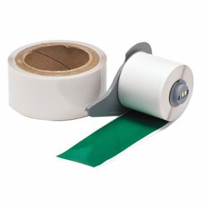 BRADY M71-2000-483-GN-KT Continuous Label Roll, 2 Inch X 50 Ft, Polyester With Rubber Adhesive, Green | CP2JHV 12D613