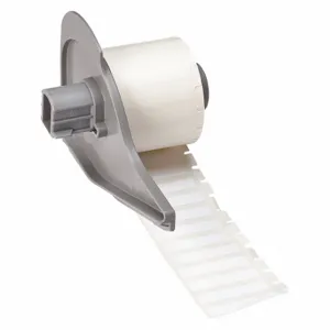 BRADY M71-25-423 Precut Label Roll, 1/4 x 1 1/4 Inch Size, Polyester, White, 750 Labels Per Roll | CP2KBG 5YTG2