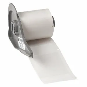 BRADY M71-66-427 Precut Label Roll, 3 5/32 x 1 15/16 Inch Size, Vinyl, Black On White, 100 Labels Included | CV2QXX 5WLE9