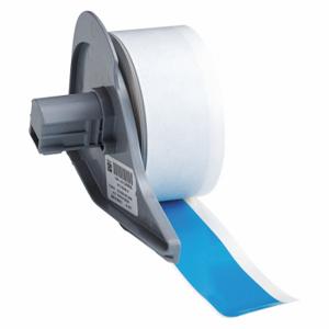 BRADY M71C-1000-595-LB Continuous Label Roll, 1 Inch X 50 Ft, Vinyl, Blue, Outdoor, 0.004 Inch Label Thick | CP2HYW 5UCJ2
