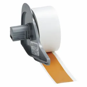 BRADY M71C-1000-595-OC Continuous Label Roll, 1 Inch X 50 Ft, Vinyl, Ochre, Outdoor | CP2HZC 5UCJ3