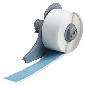 BRADY M71C-1000-595-SB Continuous Label Roll, 1 Inch X 50 Ft, Vinyl, Blue, Outdoor, 0.004 Inch Label Thick | CP2HYV 5UCJ8