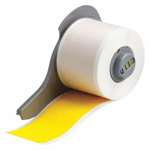 BRADY M71C-1500-472-YL Thermal Label 50 Feet Length x 2 Inch Width Yellow | AD4QNT 42X314