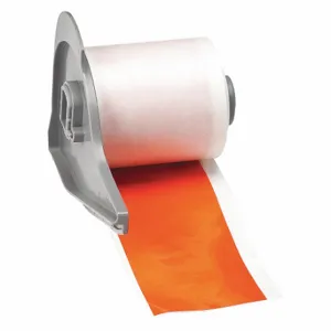 BRADY M71C-2000-595-OR Continuous Label Roll, 2 Inch X 50 Ft, Vinyl, Orange, Outdoor | CP2JJD 5UCN7