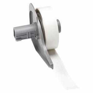 BRADY M71C-500-422 Continuous Label Roll, 1/2 Inch, 1/2 Inch X 50 Ft, Polyester, White | CT9ELF 5WKC9