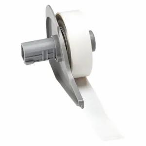 BRADY M71C-500-423 Continuous Label Roll, 1/2 Inch, 1/2 Inch X 50 Ft, Halogen Free Polyester, White | CT9ELD 5WKN6