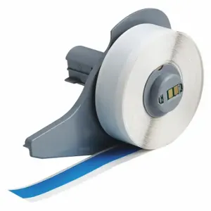 BRADY M71C-500-595-LB Continuous Label Roll, 1/2 Inch X 50 Ft, Vinyl, Blue, Outdoor, 0.004 Inch Label Thick | CP2JCJ 5UCG3