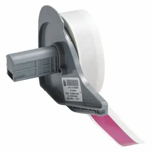 BRADY M71C-500-595-PL Continuous Label Roll, 1/2 Inch X 50 Ft, Vinyl, Purple, Outdoor | CP2JCV 5UCG0