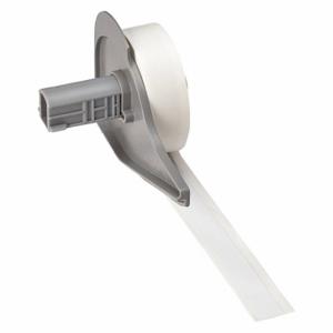 BRADY M71C-500-595-WT Continuous Label Roll, 1/2 Inch, 1/2 Inch X 50 Ft, Vinyl, White | CT9ELH 5UCH4