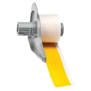 BRADY M7C-1000-549-YL Label, 1 Inch Size x 50 ft, Polyester, Yellow, Indoor | CP2CJY 803TU2