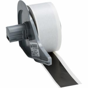 BRADY M7C-1000-595-BK Label, 1 Inch Size x 50 ft, Vinyl, Black, Outdoor, 0.004 Inch Size Label Thick | CP2CKD 803PW5