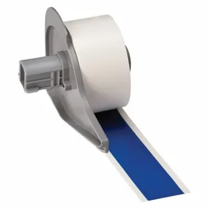 BRADY M7C-1000-595-BL Label, 1 Inch Size x 50 ft, Vinyl, Blue, Outdoor, 0.004 Inch Size Label Thick | CP2CKG 803PW6