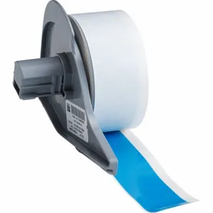 BRADY M7C-1000-595-LB Label, 1 Inch Size x 50 ft, Vinyl, Light Blue, Outdoor | CP2CKT 803PX2