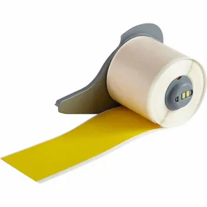 BRADY M7C-2000-472-YL Label, 2 in, 2 Inch Size x 50 ft, Polyimide, Yellow | CV2QQW 803NV1