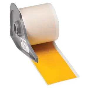 BRADY M7C-2000-549-YL Label, 2 Inch Size x 50 ft, Polyester, Yellow, Indoor | CP2DCT 803TU4