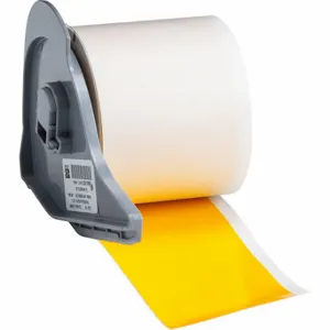 BRADY M7C-2000-581-YL Label, 2 Inch Size x 50 ft, Vinyl, Yellow, Outdoor, 0.005 Inch Size Label Thick | CP2DDY 803R26