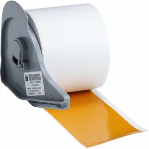 BRADY M7C-2000-595-OC Label, 2 Inch Size x 50 ft, Vinyl, Ochre, Outdoor | CP2DDK 803PZ6