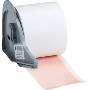 BRADY M7C-2000-595-PK Label, 2 Inch Size x 50 ft, Vinyl, Pink, Outdoor | CP2EVL 803PZ8