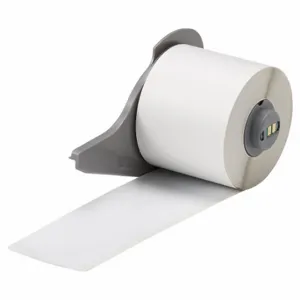 BRADY M7C-2000-595-WT Label, 2 Inch Size x 50 ft, Vinyl, White, Outdoor | CP2DDT 803R04