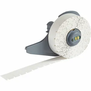 BRADY M7C-475-412 Tag, 15/32 Inch, 15/32 Inch x 50 ft, Polypropylene, White | CT9ELV 803RD9