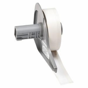 BRADY M7C-500-483 Label, 1/2 Inch Size x 50 ft, Polyester, White, Indoor, 0.004 Inch Size Label Thick | CP2CRV 803R39