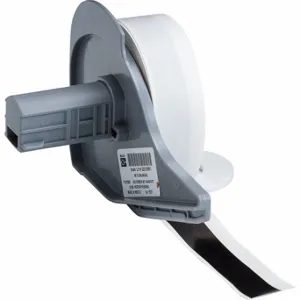 BRADY M7C-500-595-BK Label, 1/2 Inch Size x 50 ft, Vinyl, Black, Outdoor, 0.004 Inch Size Label Thick | CP2CRZ 803PV6