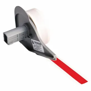 BRADY M7C-500-595-RD Label, 1/2 Inch Size x 50 ft, Vinyl, Red, Outdoor, 0.004 Inch Size Label Thick | CP2CTW 803PV1