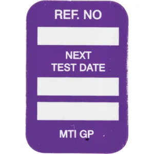 BRADY MIC-MTIGP P Microtag(r) Inspection Insert Vinyl - Pack Of 100 | AC9EYZ 3GAN1