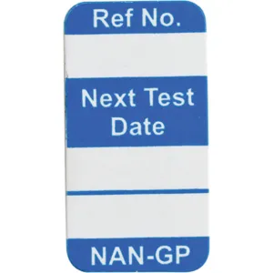 BRADY NAN-GP B Nanotag(tm) Insert 1-1/4 x 5/8 Inch Black - Pack Of 100 | AC9EXL 3GAJ1