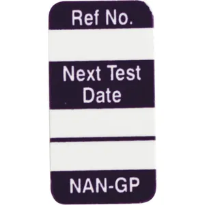 BRADY NAN-GP P Nanotag(tm) Insert 1-1/4 x 5/8 Inch - Pack Of 100 | AC9EXP 3GAJ4