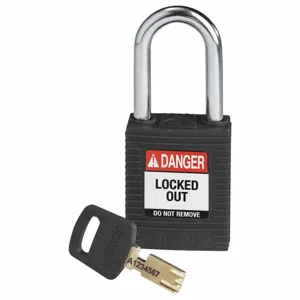 BRADY NYL-BLK-38ST-KD Lockout Padlock | CE9YCY 55JY90