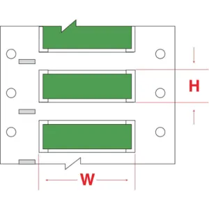 BRADY PS-250-150-GR-S Wire Marker Wire Sleeve PermaSleeve(R) | AH2UMR 30DN97