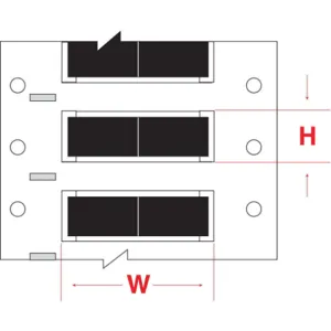 BRADY PS-250-150-BK-S-2 Wire Marker Wire Sleeve PermaSleeve(R) | AH2UML 30DN92