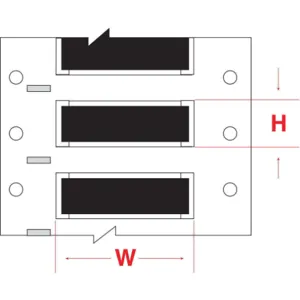 BRADY PS-187-2-BK Wire Marker Wire Sleeve PermaSleeve(R) | AH2UTN 30DR11