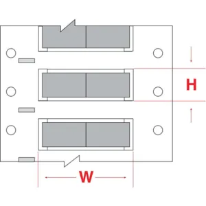 BRADY PS-250-2-GY-S-2 Wire Marker Wire Sleeve PermaSleeve(R) | AH2UPB 30DP30