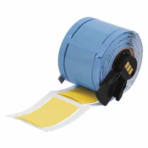 BRADY PSPT-750-2-YL-R Precut Label Roll, 3/4 x 2 Inch Size, Polyolefin, Yellow, 16 Awg To 22 Awg Wire Gauge | CP6DDN 52HK40