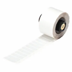 BRADY PTL-15-428 Precut Label Roll, 17/64 x 1 Inch Size, Polyester, Gray, 750 Labels Per Roll | CU6UXA 3PYN3