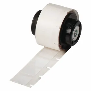 BRADY PTL-17-351 Precut Label Roll, Tamper Indicating Destructible Upon Removal, 1/2 x 1 Inch Size, White | CP2LBN 3PYL6