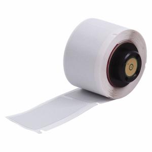 BRADY PTL-20-428 Precut Label Roll, 2 x 1 Inch Size, Polyester, Gray, 100 Labels Per Roll | CU6UTD 3PYN2