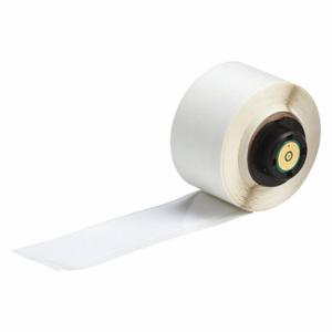 BRADY PTL-23-483 Vorgeschnittene Etikettenrolle, 1 x 4 Zoll Größe, Polyester, Weiß, 100 Etiketten | CP2JWH 3PYF7