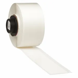 BRADY PTL-23-498 Precut Label Roll, 4 x 1 Inch Size, Vinyl, White, 16 Awg To 8 Awg Wire Gauge | CV4QFN 13Y969