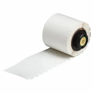 BRADY PTL-28-430 Precut Label Roll, 1/4 x 1 1/2 Inch Size, Autoclavable Polyester, Clear, 750 Labels | CP2KBC 4VR74