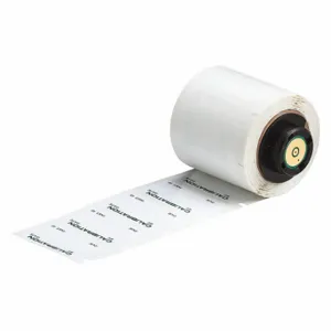 BRADY PTL-30-423-CALI Precut Label Roll, Calibration, 3/4 x 1 1/2 Inch Size, Halogen Free Polyester, White | CP2KLC 4VR92