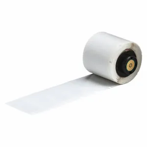 BRADY PTL-30-427-AW Precut Label Roll, 3/4 x 1 1/2 Inch Size, Vinyl, Black On White | CV2QYA 3LKG5