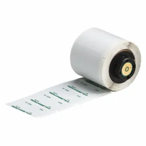 BRADY PTL-30-428-CALI Precut Label Roll, 1 1/2 x 3/4 Inch Size, Polyester, Gray, 250 Labels Per Roll | CU6RUP 4VR96