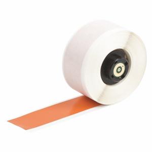 BRADY PTL-42-439-OR Continuous Label Roll, 1 Inch X 50 Ft, Vinyl, Orange, Outdoor | CP2HZD 3TJA7