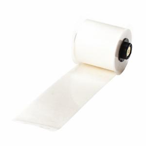 BRADY PTL-43-430 Continuous Label Roll, 1 29/32 Inch X 50 Ft, Autoclavable Polyester, Clear, Indoor | CP2HXX 42X448