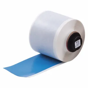 BRADY PTL-43-439-BL Continuous Label Roll, 1 29/32 Inch X 50 Ft, Vinyl, Blue, Outdoor | CP2HYD 3TJC7