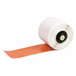BRADY PTL-43-439-OR Continuous Label Roll, 1 29/32 Inch X 50 Ft, Vinyl, Orange, Outdoor | CP2HYF 3TJC5