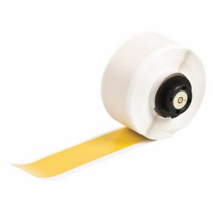 BRADY PTL-43-439-YL Continuous Label Roll, 1 29/32 Inch X 50 Ft, Vinyl, Yellow, Outdoor | CP2HYJ 3TJC3